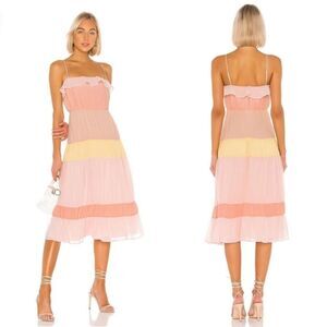 Lovers +‎ Friends Dresses | Womens Acer Midi Easter Dress Pastel Sherbet XS